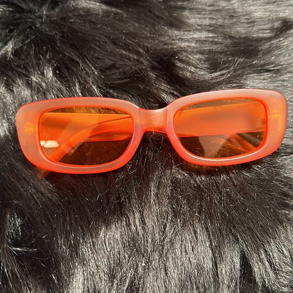 Orange Y2K Sunglasses - Picture 3 of 5